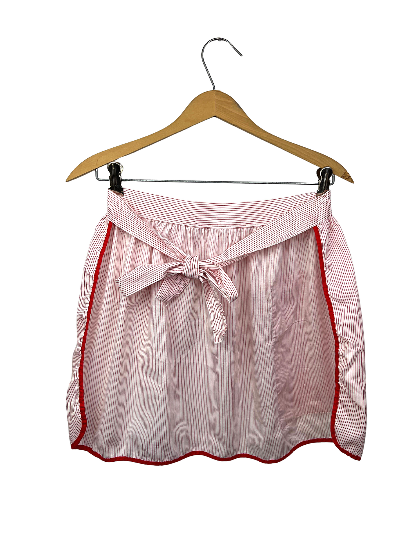 60’s Candy Cane Stripe Christmas Waist Apron