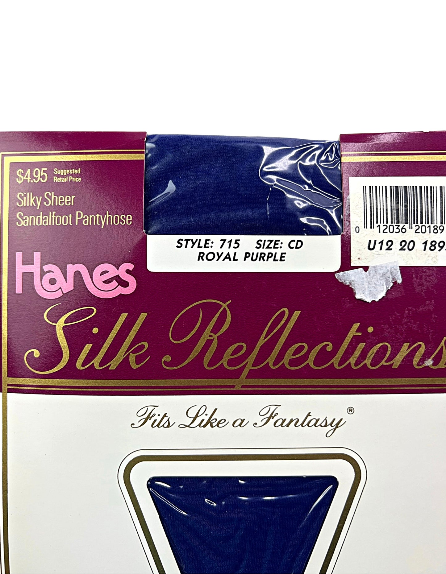 1989 Hane’s Silk Reflections Hosiery Pantyhose