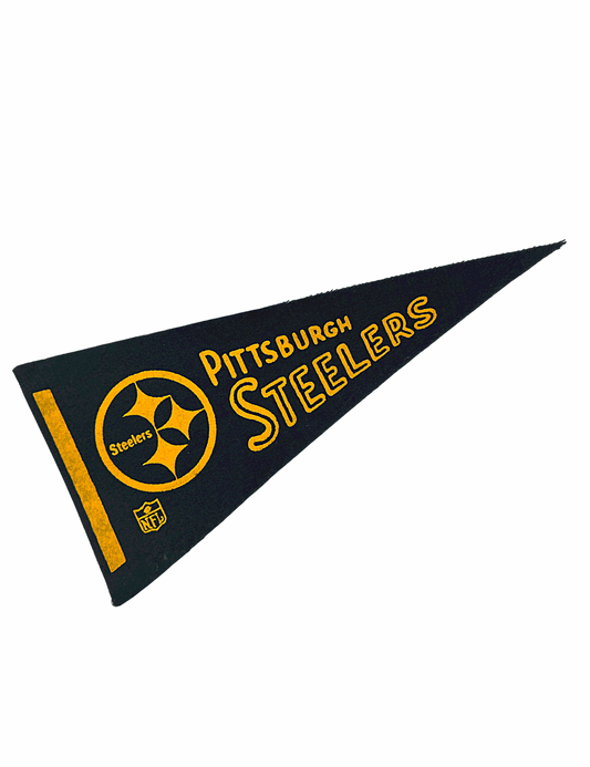 1970’s Pittsburgh Steelers Football Mini Felt Pennant 4.25” x 9”