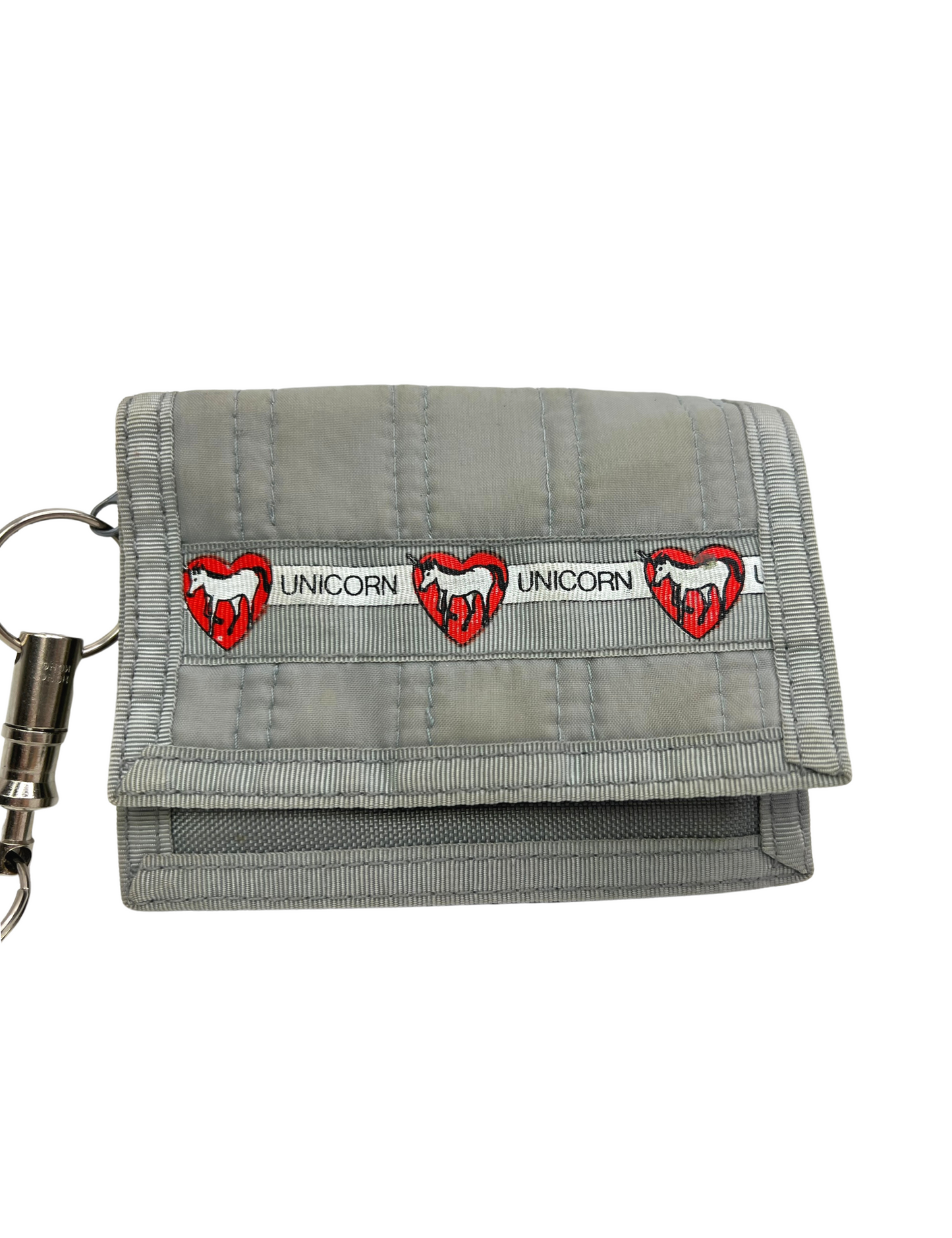 80’s Unicorn Retro Roger Gimbel Accessories Coin Purse Bi-Fold Wallet Keychain