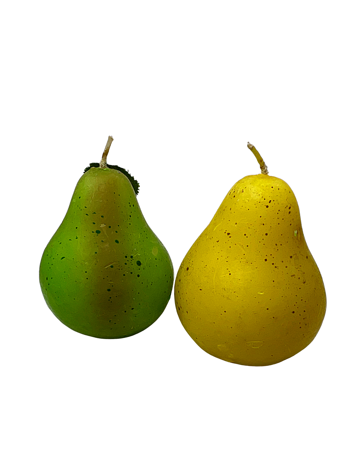 90’s Pair of Pears Fruit Food Shaped Candles 3.5” x 3”