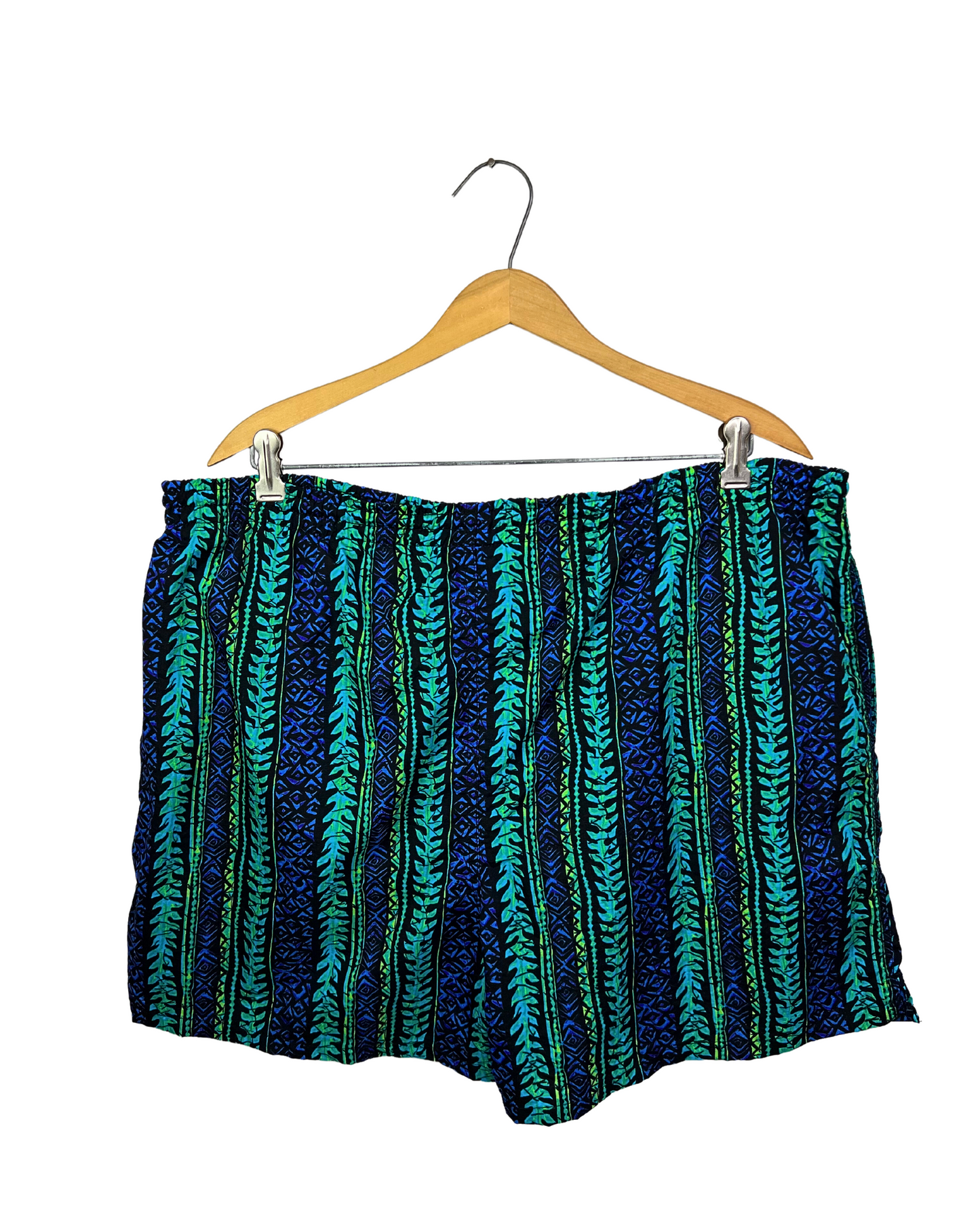 90's Neon 4” Swim Trunks with pockets Size XL