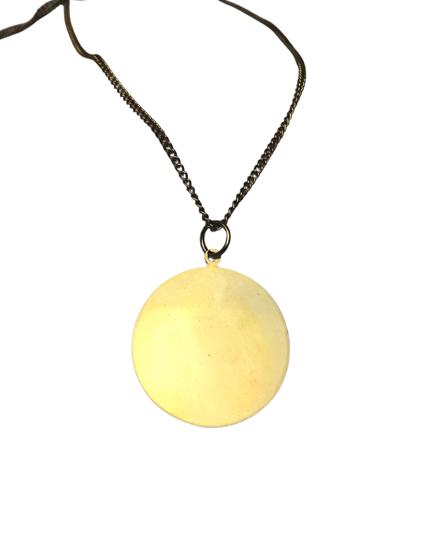 60’s “I Belong to Frank” Engraved 14” Necklace