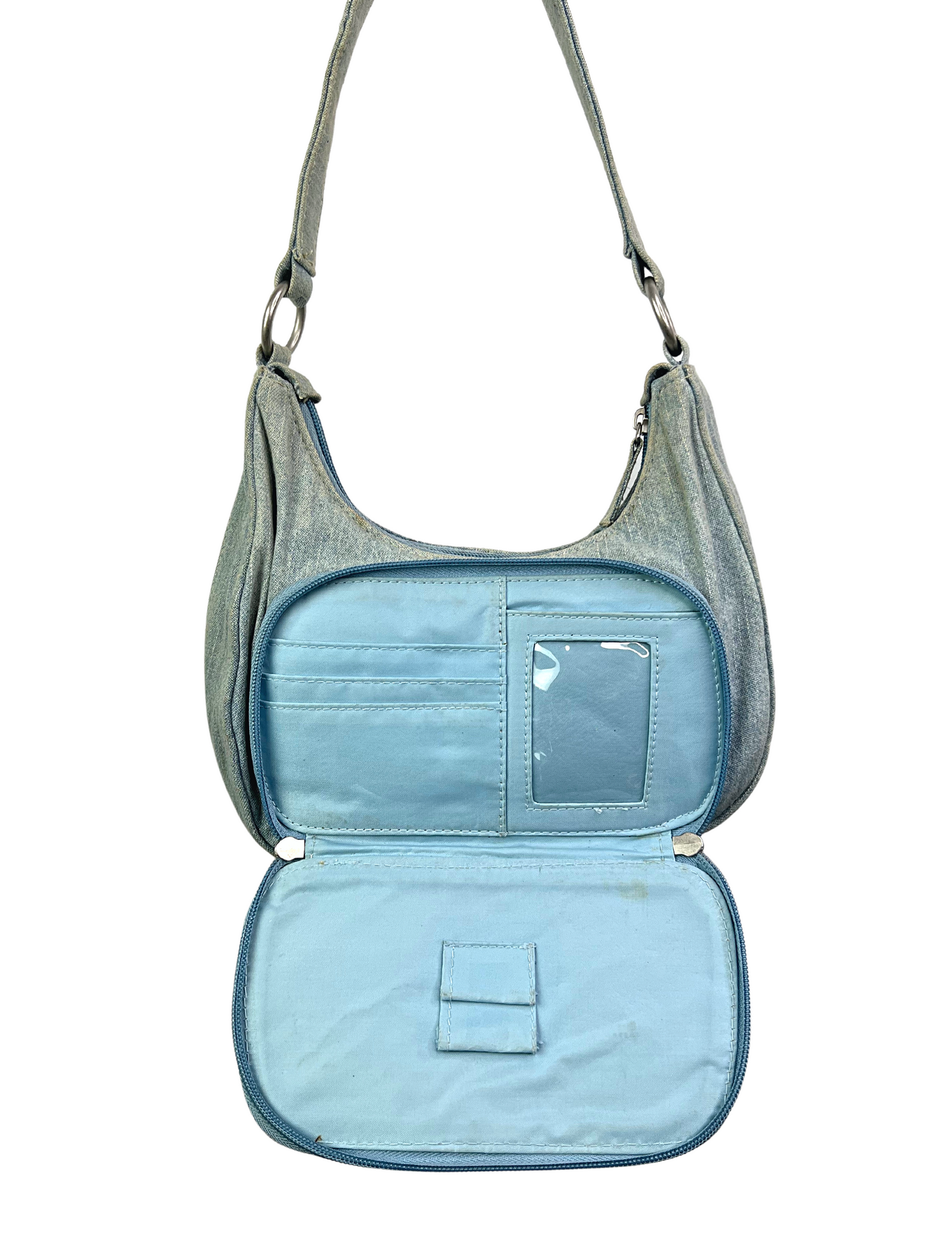 Vintage 2000’s LEI Cowrie Shell Denim Bag