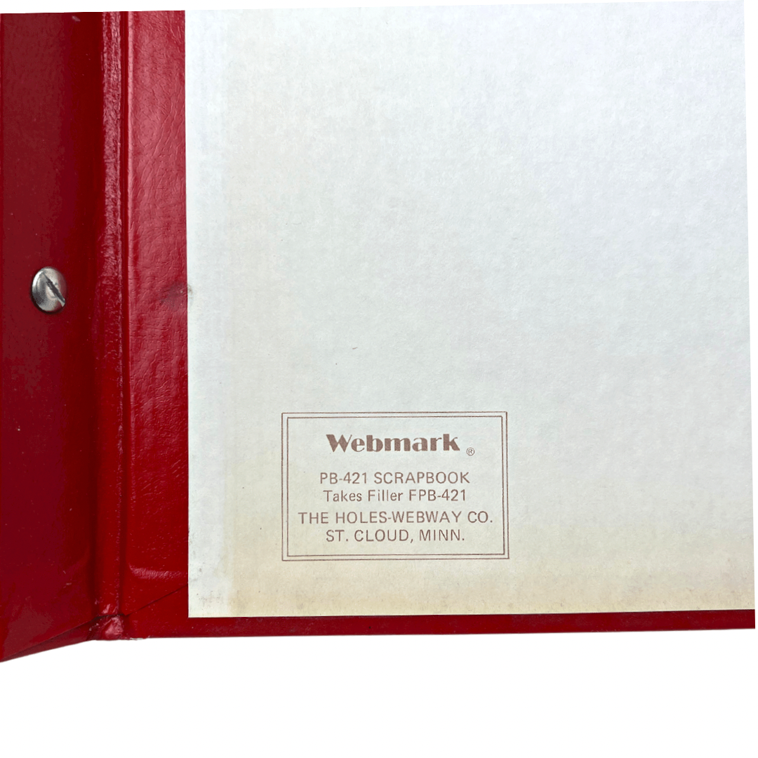 70’s DEADSTOCK Cardstock Owl Scrapbook