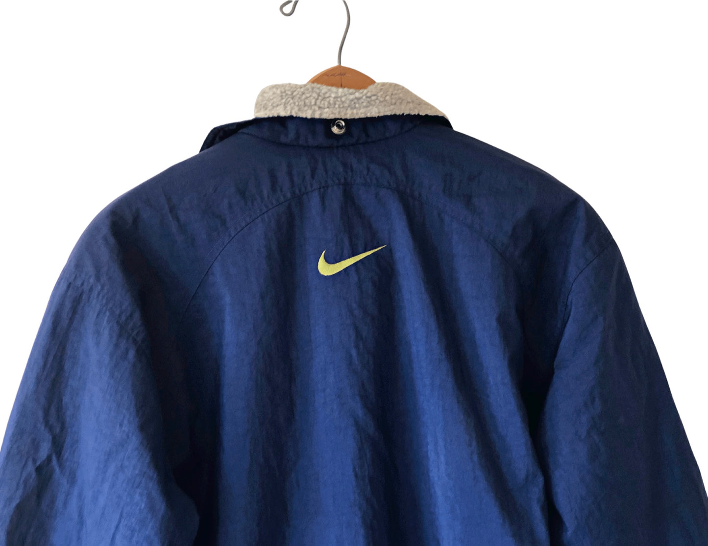 90’s NIKE Swoosh Sherpa Lined Coach Jacket