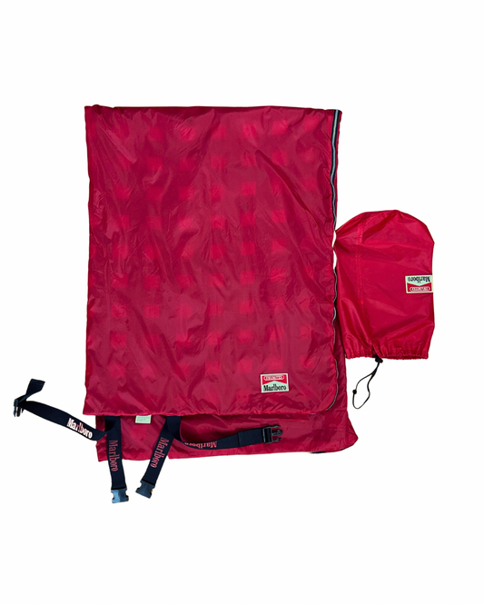 90’s Marlboro Unlimited Fleece Buffalo Plaid Sleeping Bag