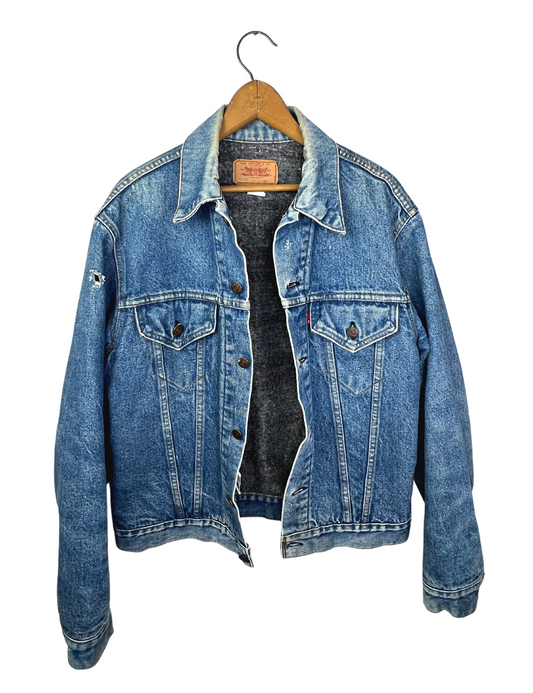 70’s 80’s Levi Strauss Troy Blanket Lining Jean Jacket