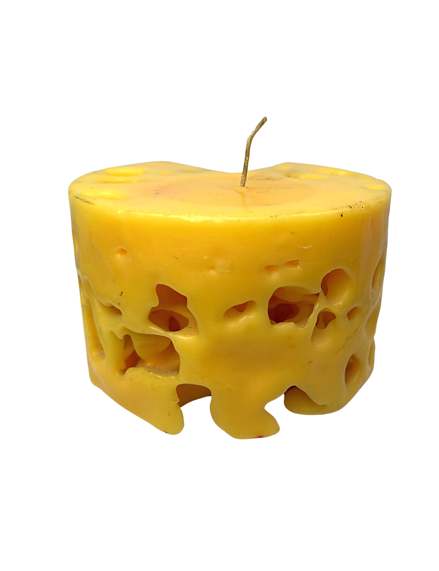 90’s Hunk of CHEESE Food-Shaped Candle 3” x 5”
