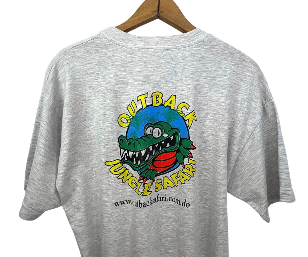 1999 Outback Jungle Safari Dominican Republic T-Shirt Size L/XL