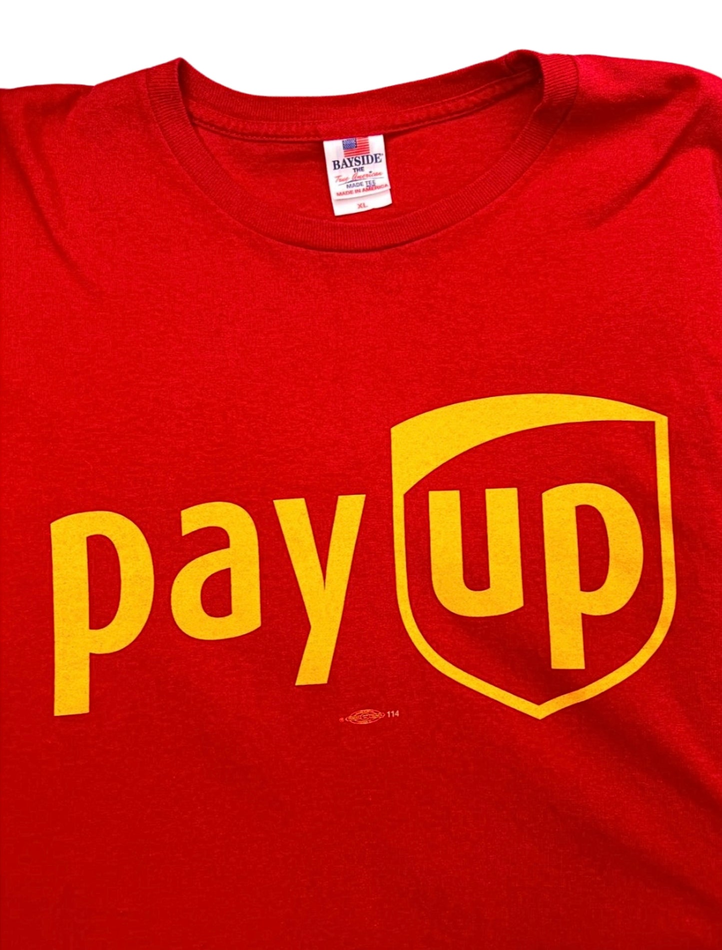 Vintage Pay Up UPS Teamsters Union T-shirt Size X-Large