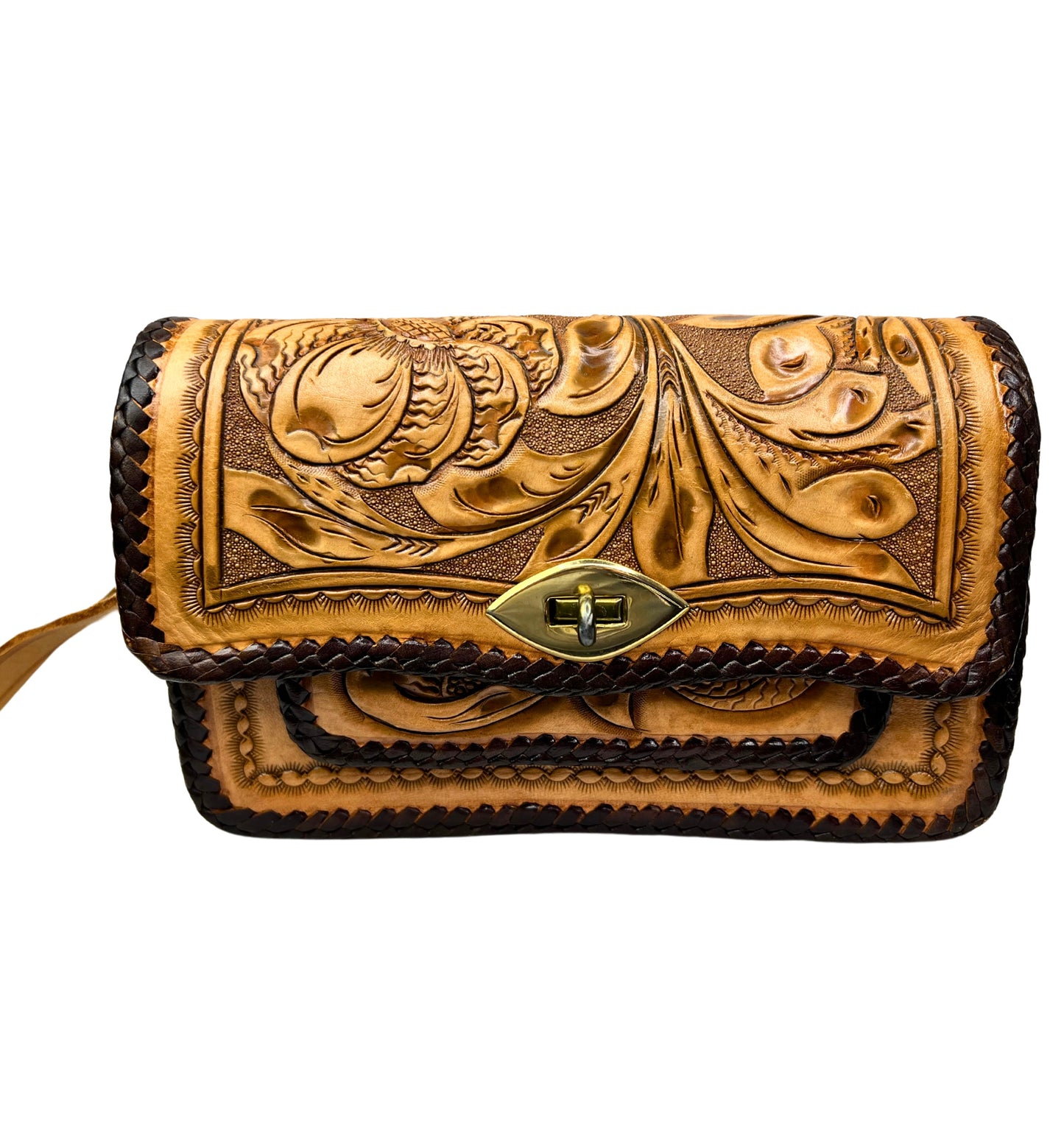70’s Tooled Leather Purse