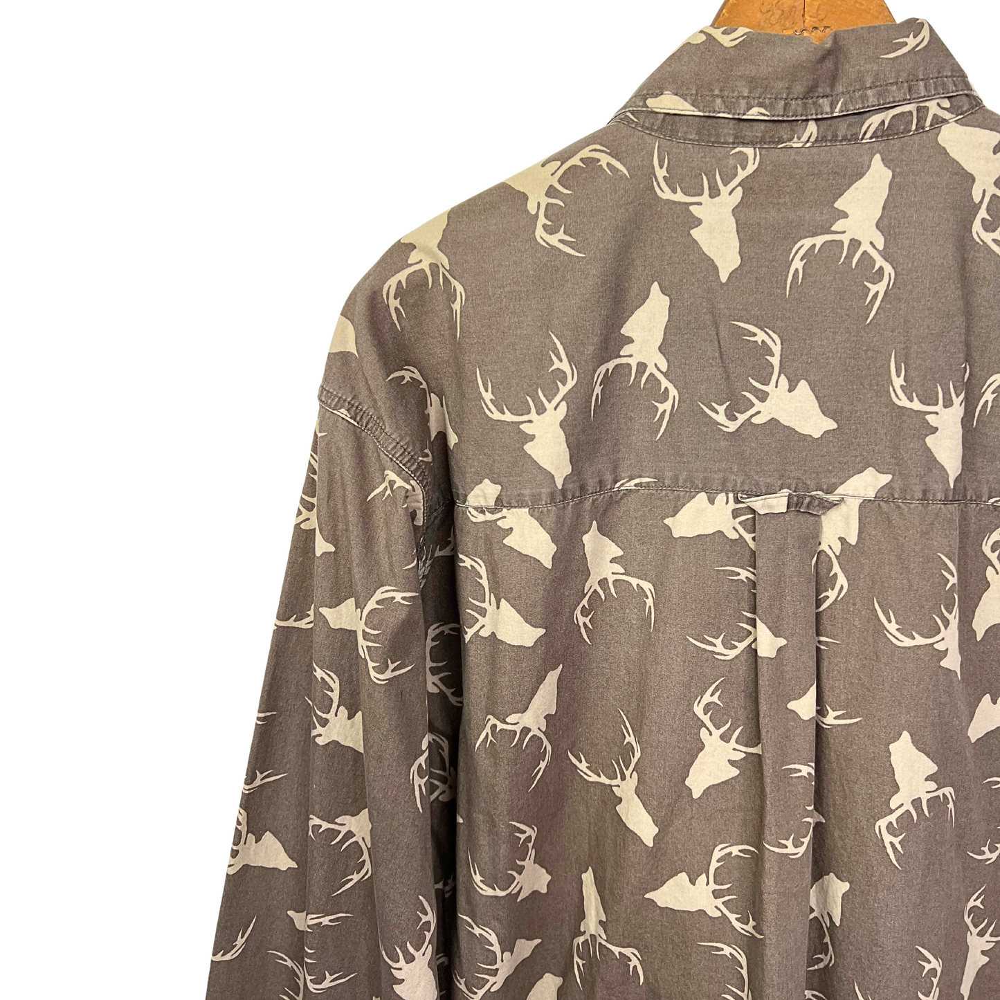 90’s Deer All Over Print Sportsman Columbia Sportswear Oxford Size Large