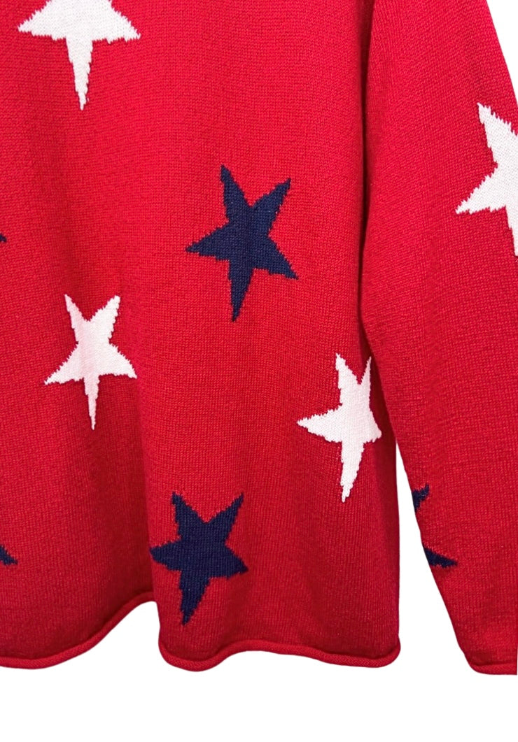 90's Stars Chunky Sweater