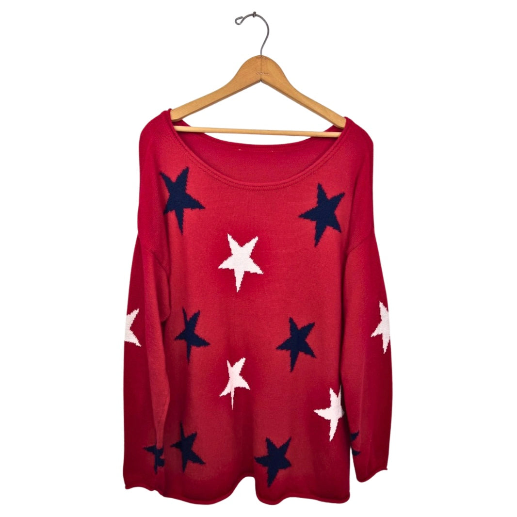 90's Stars Chunky Sweater