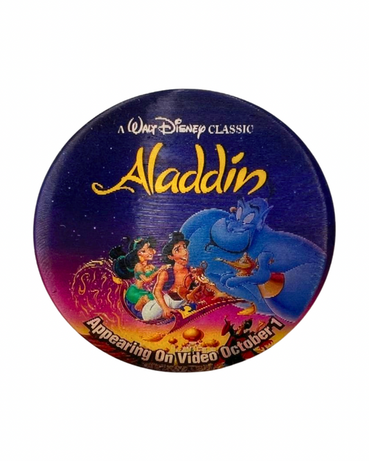 1992 Walt Disney Aladdin Holographic Promotional Movie Pin