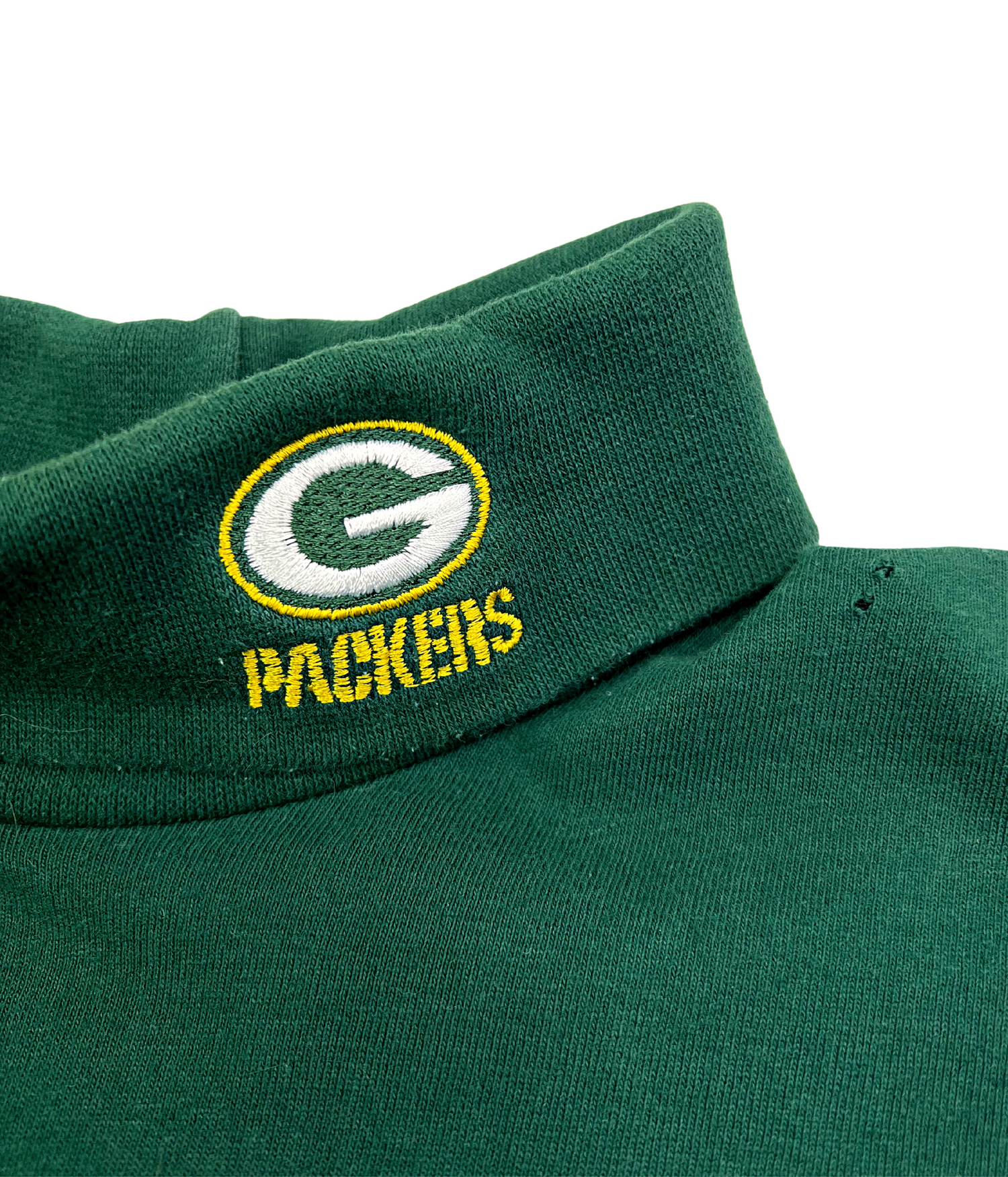 Vintage Majestic NFL Green Bay Packers Embroidered Sweater Green