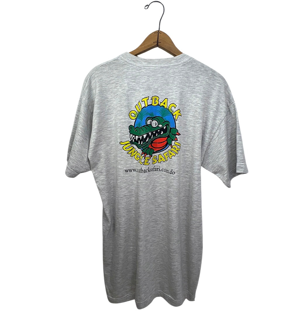 1999 Outback Jungle Safari Dominican Republic T-Shirt Size L/XL