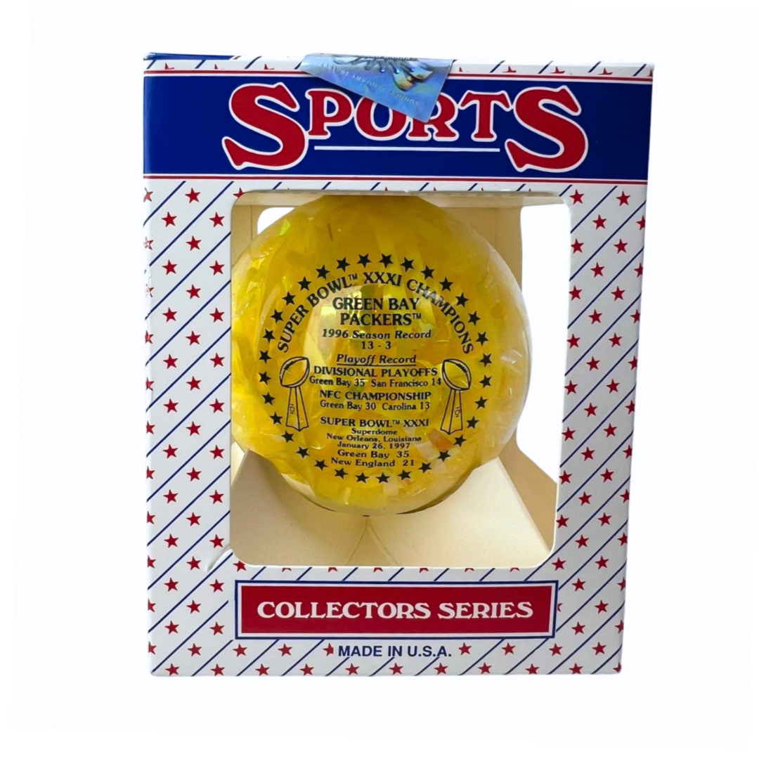 1997 Green Bay Packers Super Bowl XXXI Champions Ornament