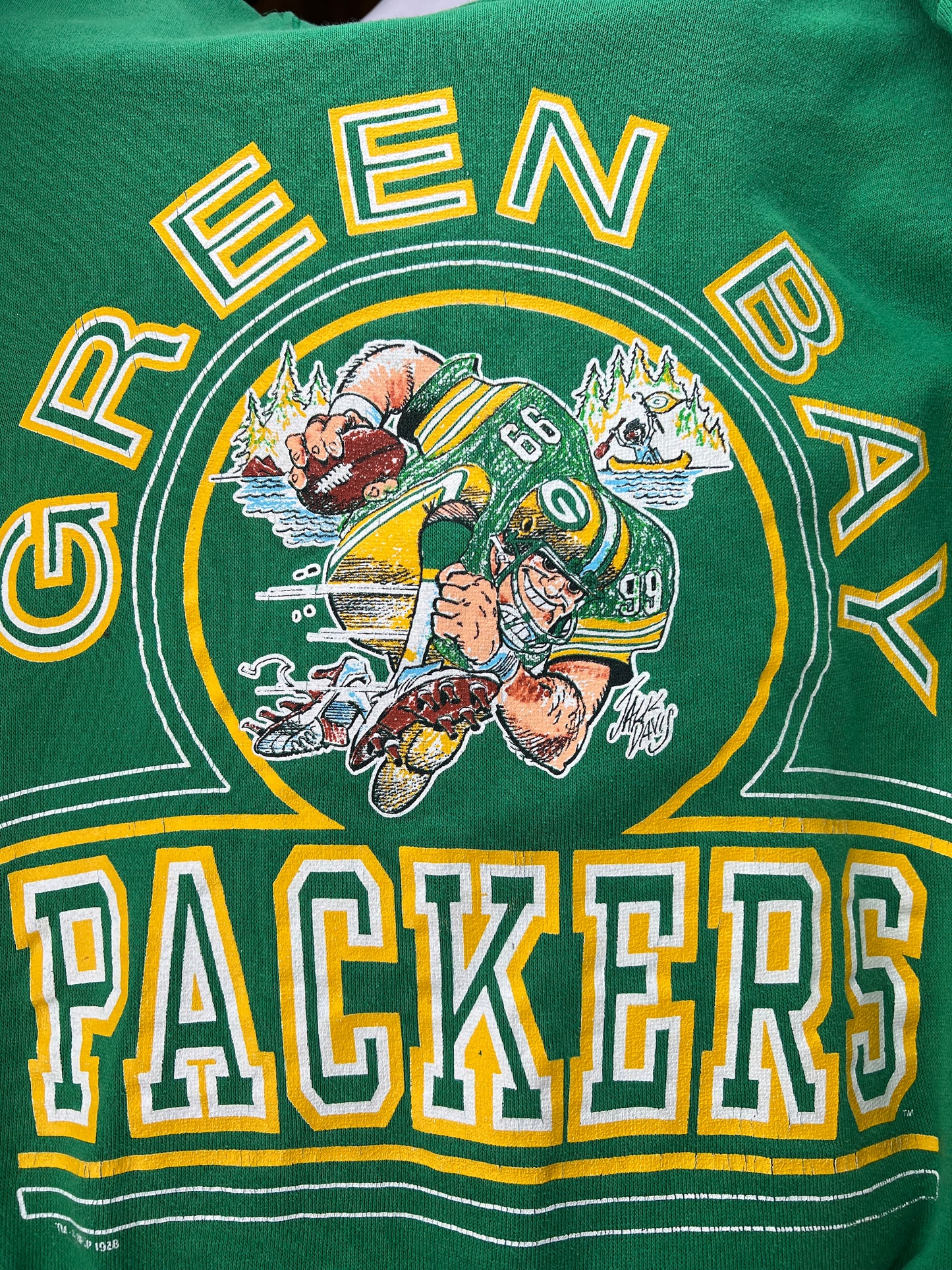 1988 Green Bay Packers Sweatshirt Size S