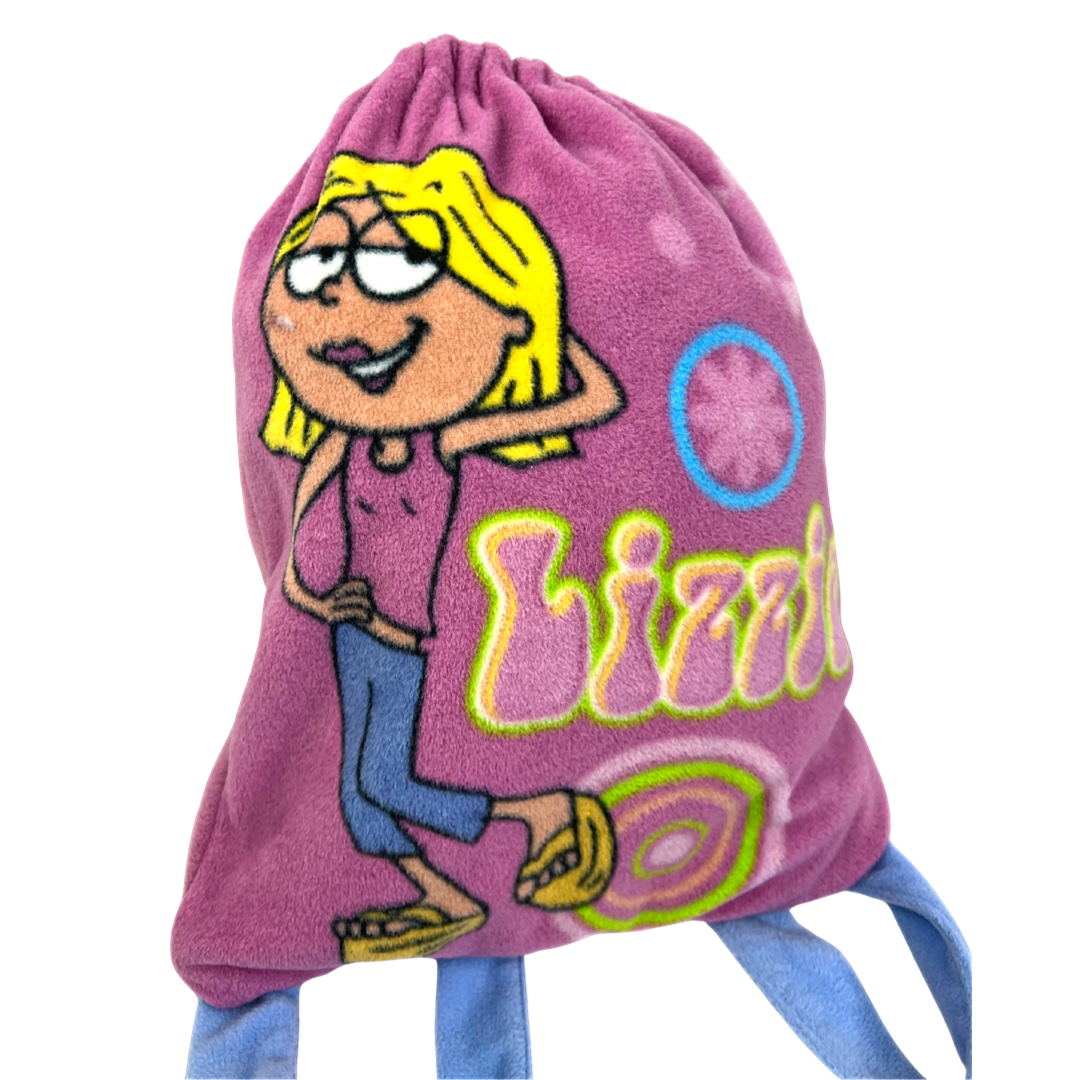 00s Y2K Lizzie McGuire Rollup Fleece Blanket Backpack