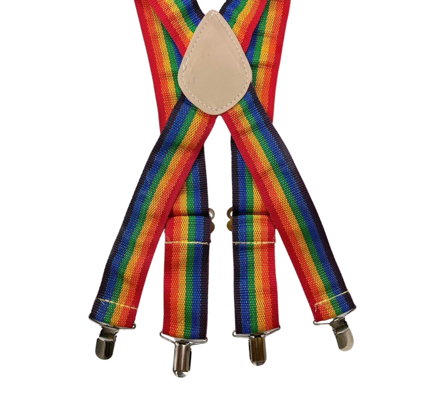 80's Rainbow Adjustable Suspenders