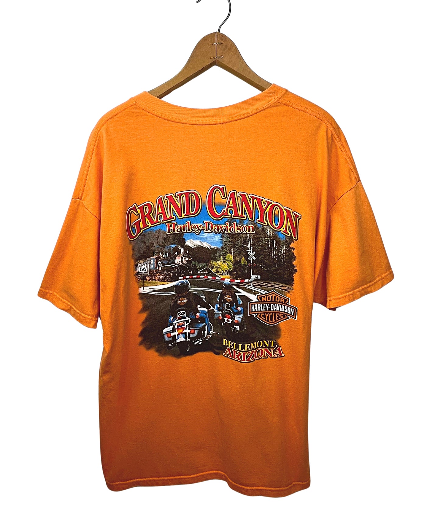 2008 Harley Davidson Grand Canyon Bellemont Arizona Biker T-shirt Size X-Large