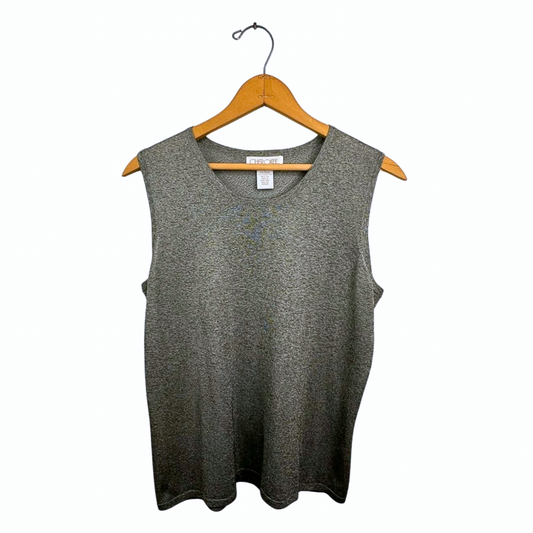 90’s Olive Green Heather Sleeveless Tank