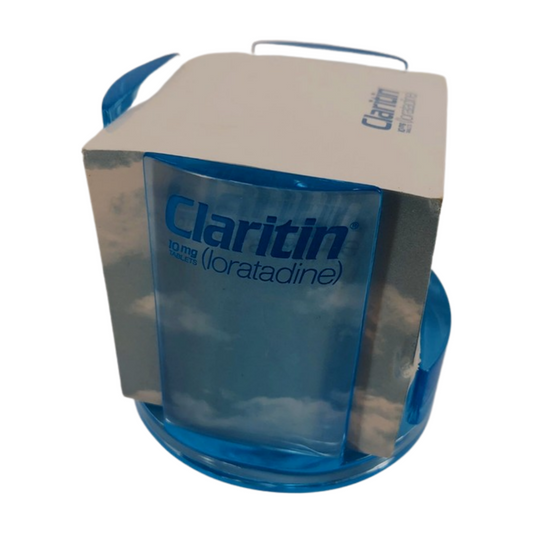 Claritin Allergy Medicine Pharmaceutical Prescription Sticky Notepad & Holder