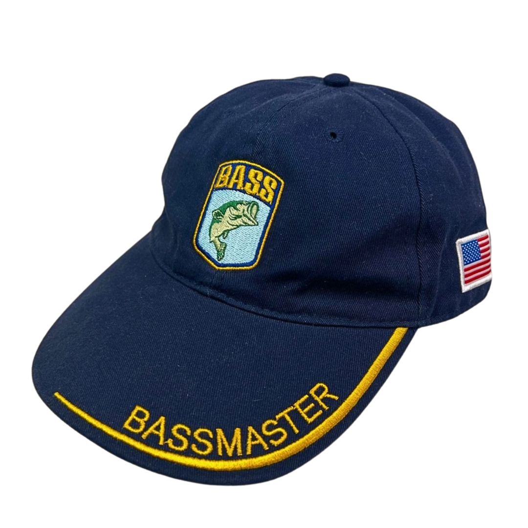 90’s Bassmaster Fishing Fish Bass Snapback Hat