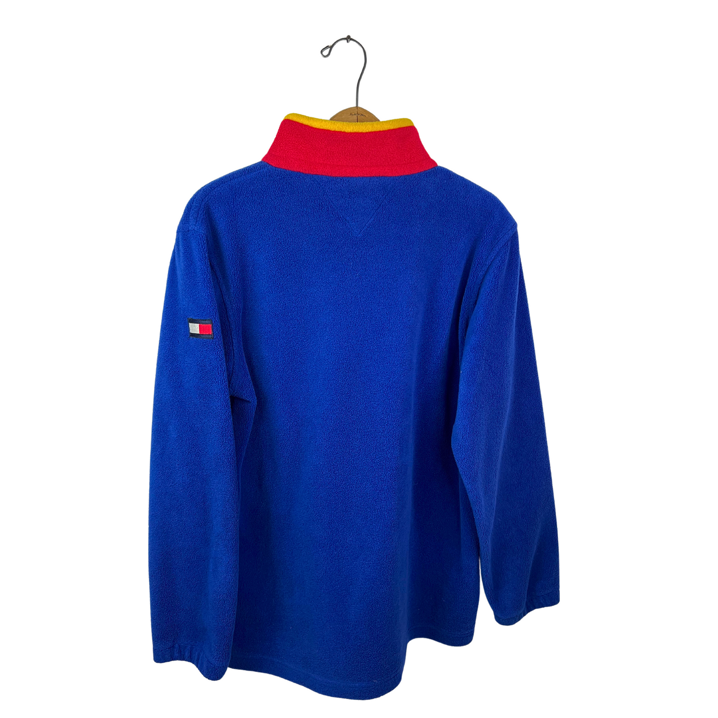 90’s Tommy Hilfiger Primary Colors Colorblock Fleece Size Medium