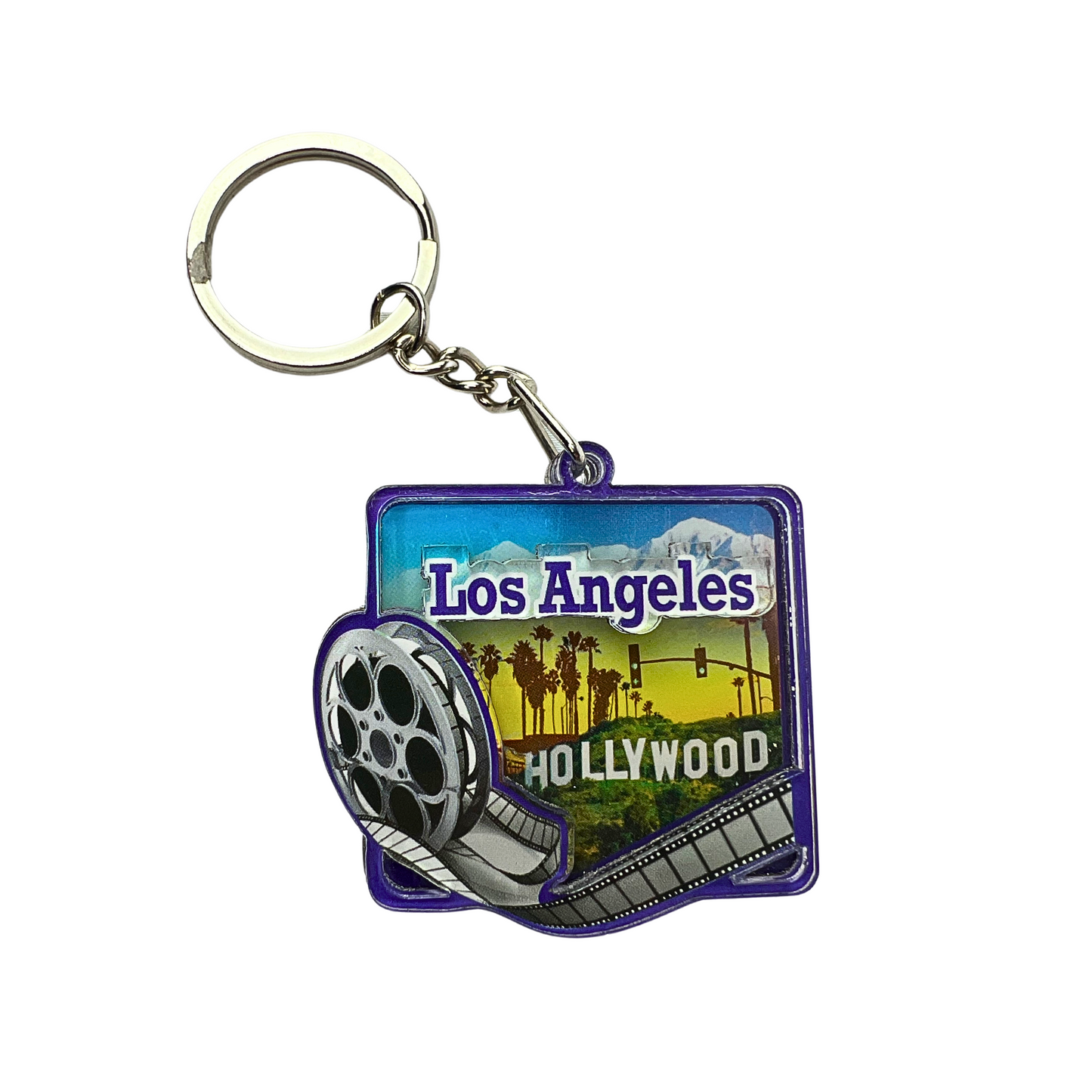 90’s Los Angeles California Hollywood Keychain Purse Charm