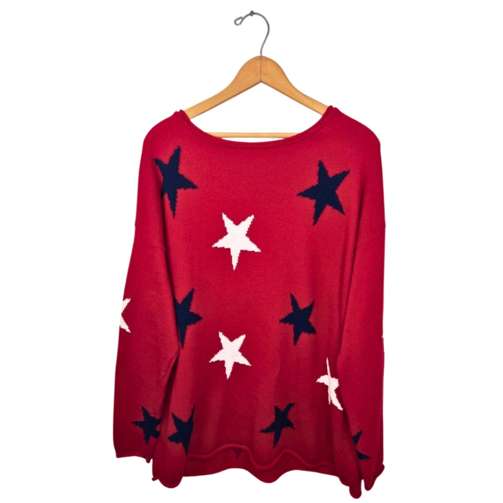 90's Stars Chunky Sweater