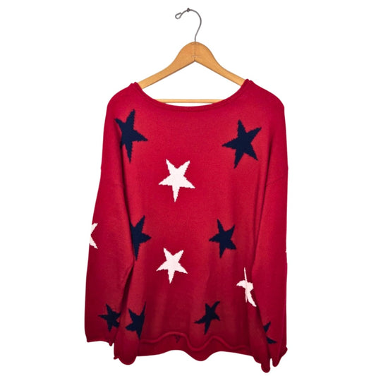 90's Stars Chunky Sweater