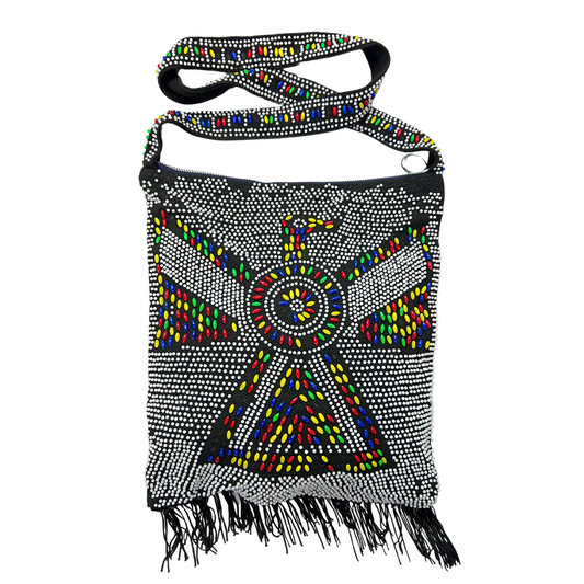 70’s Beaded Thunderbird Fringe Purse