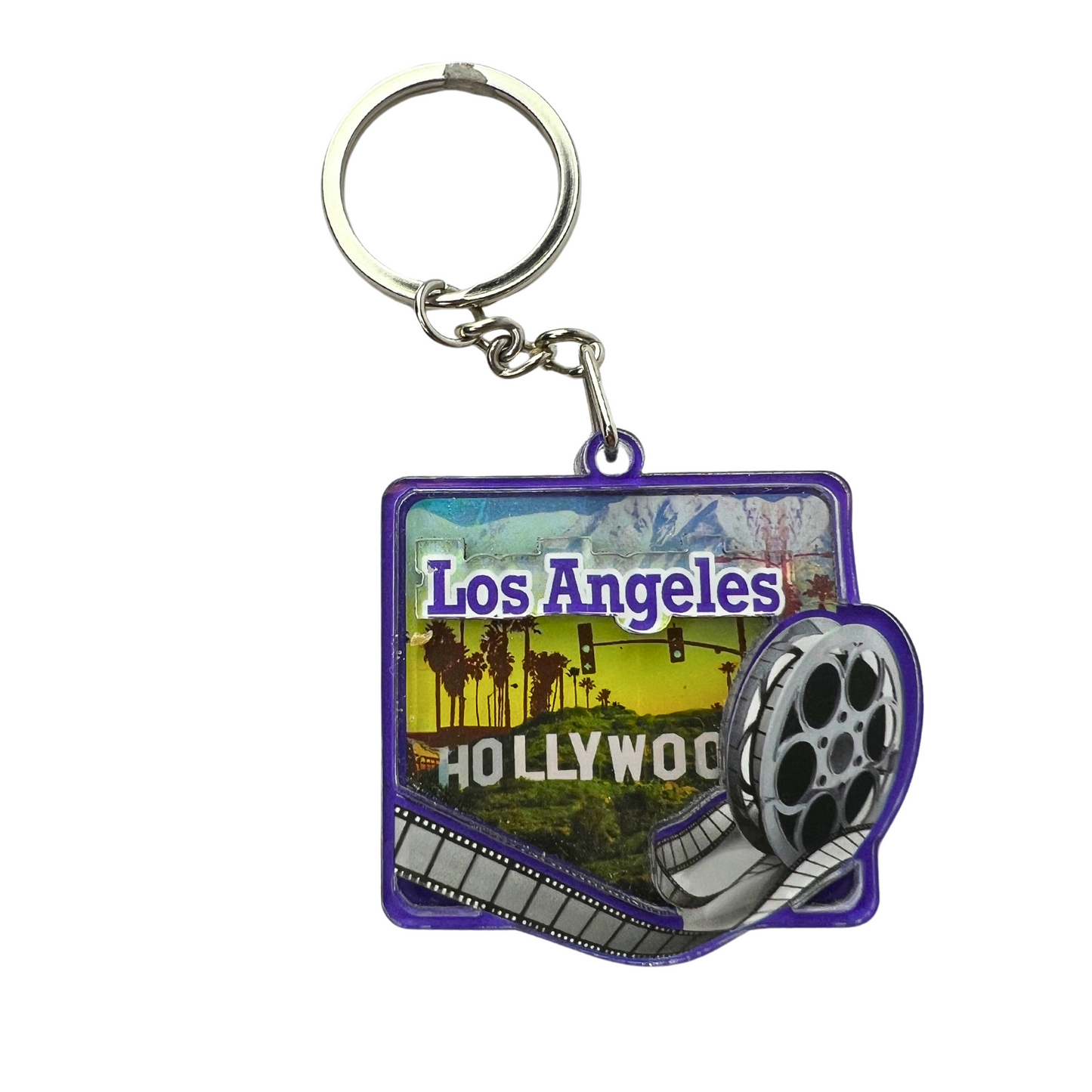 90’s Los Angeles California Hollywood Keychain Purse Charm