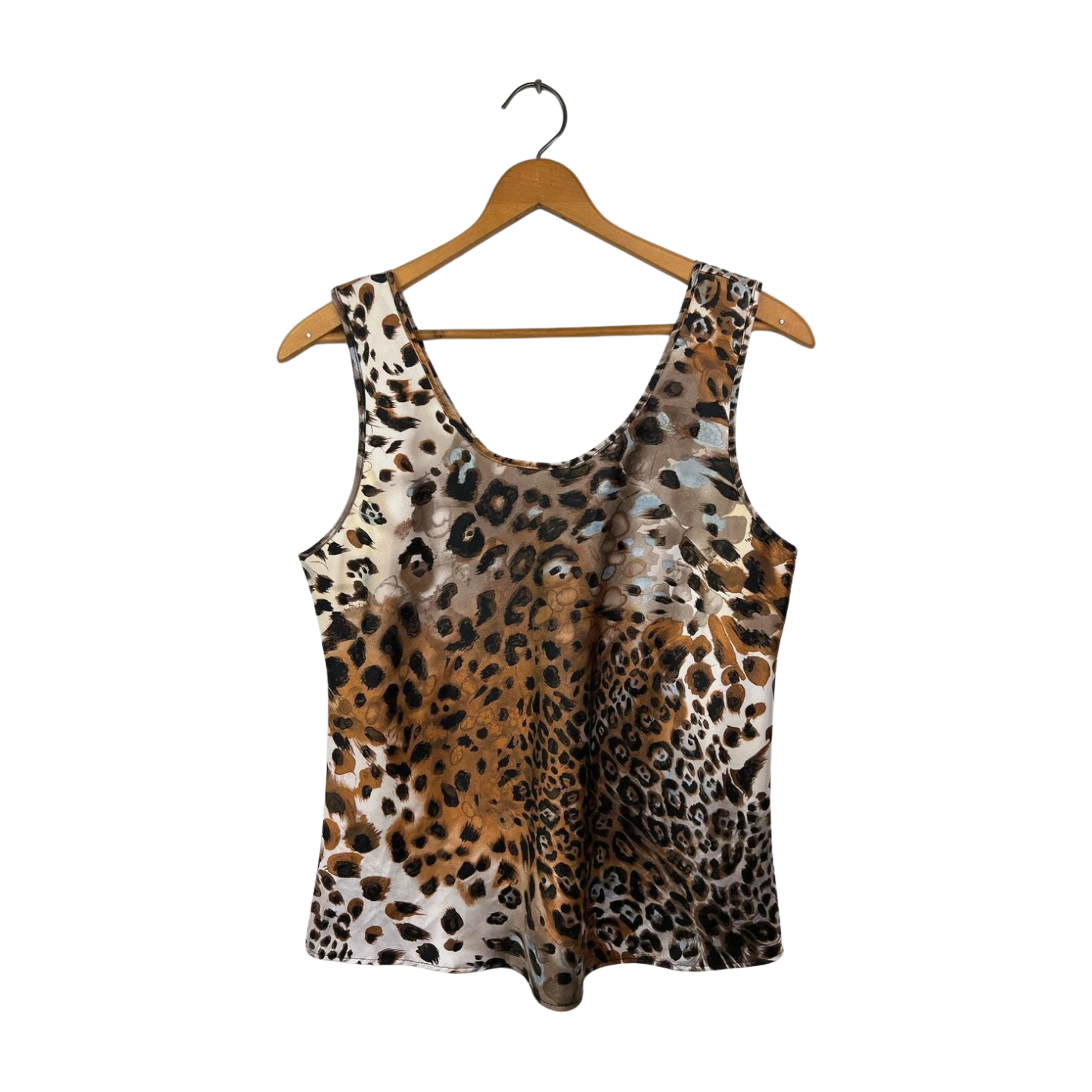 90’s Silky Leopard Print Cheetah Cami Tank Top
