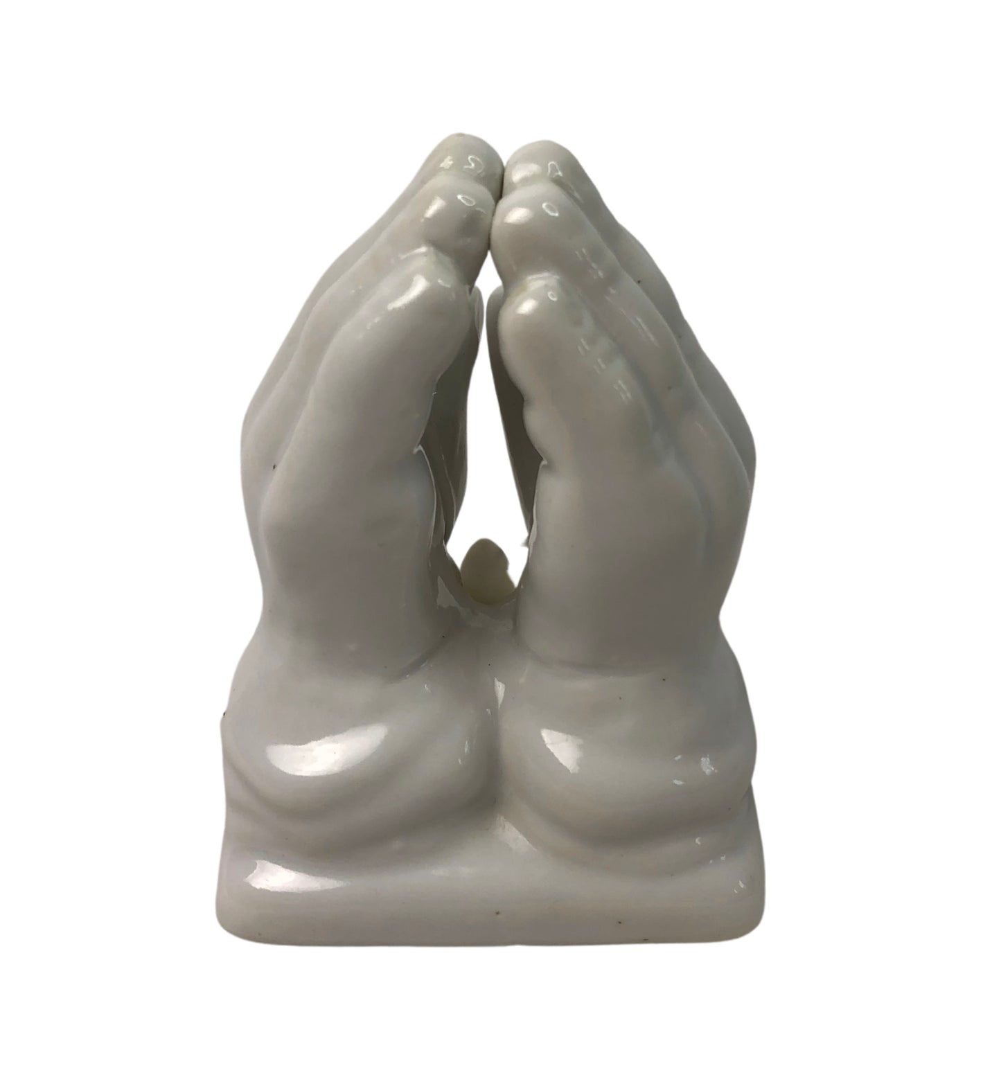 Vintage Porcelain Prayer Praying Hands Religious Figurine Statue