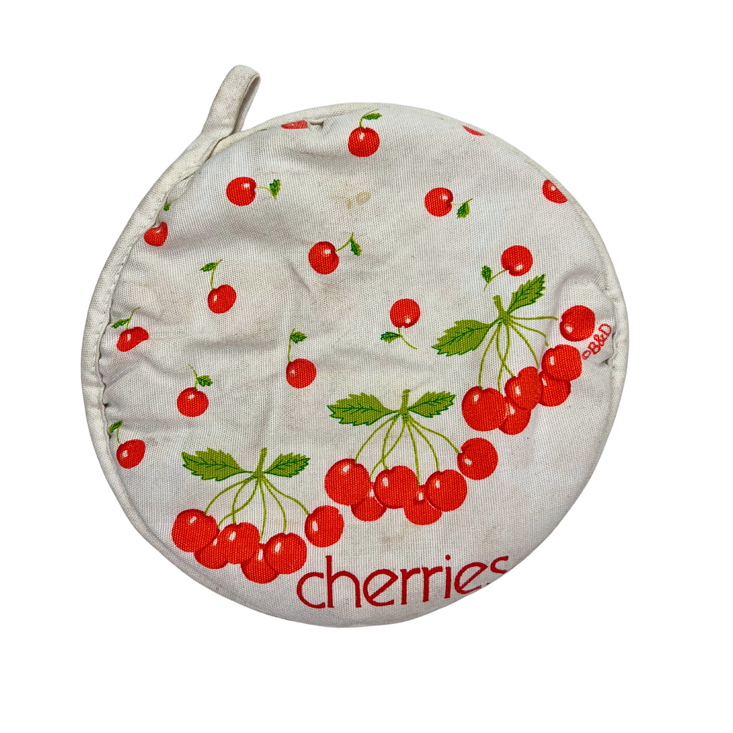 80’s Cherry Pot Holder