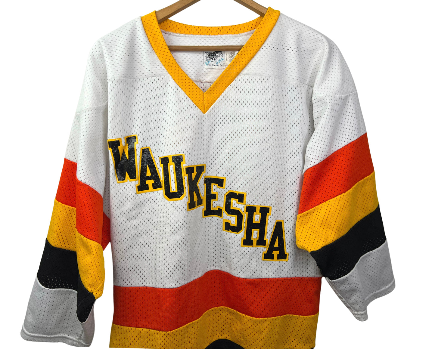 80’s Waukesha Wisconsin #22 Mesh Hockey Jersey Size Large