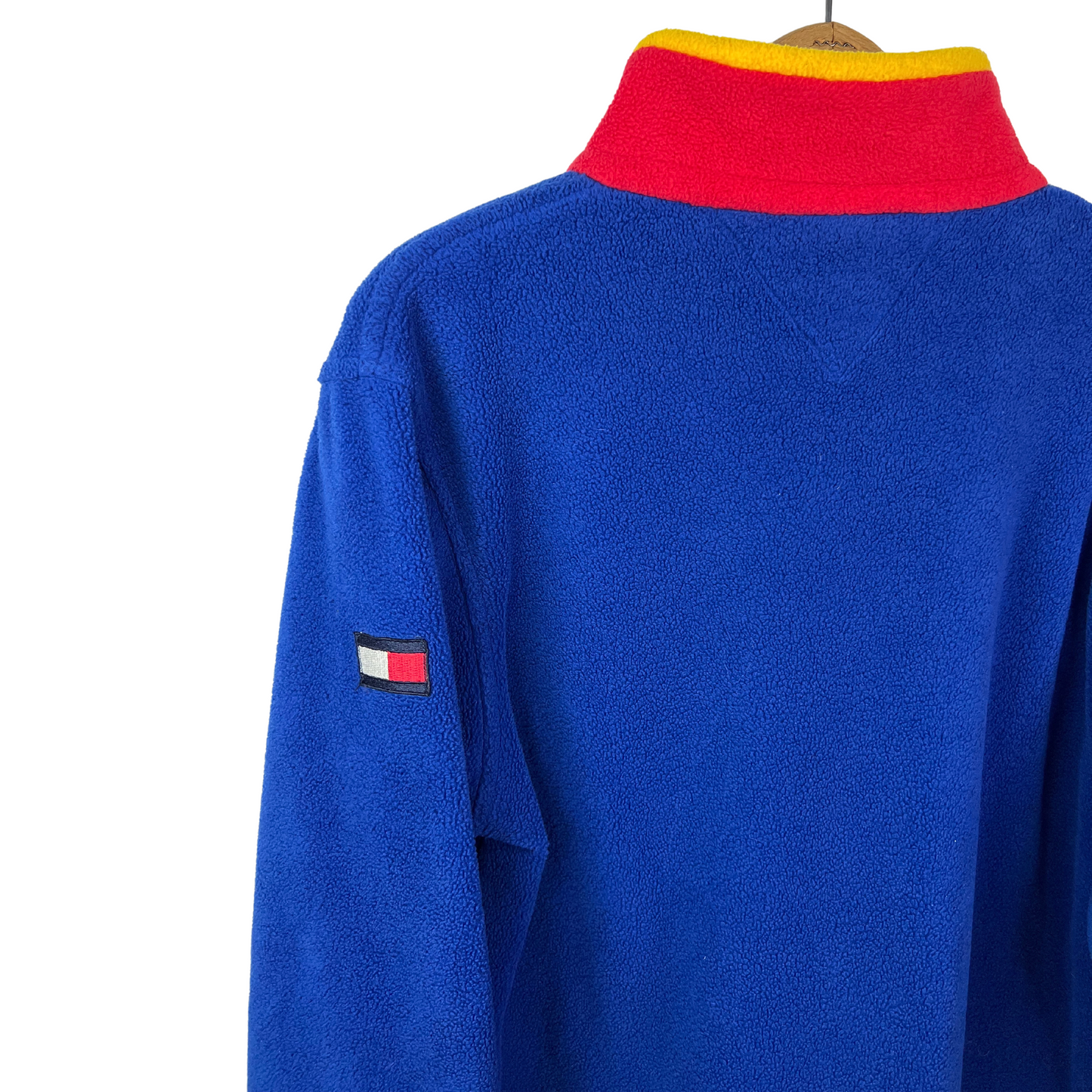 90’s Tommy Hilfiger Primary Colors Colorblock Fleece Size Medium