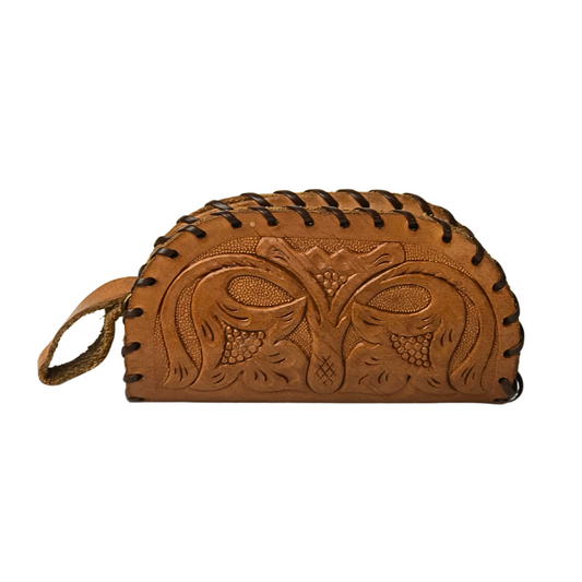 70’s Chicago Tooled Leather Coin Purse Pouch