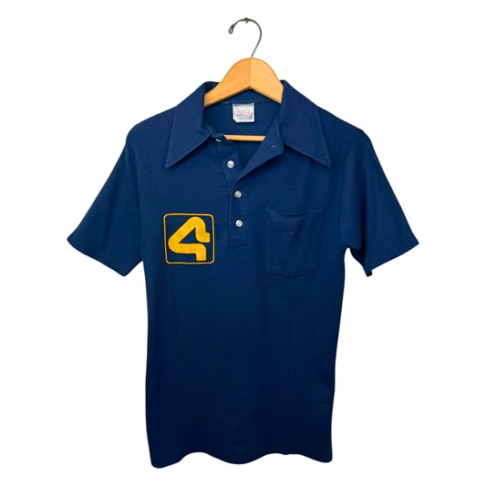 80’s 4 Four Pocket Polo Shirt Size S/M