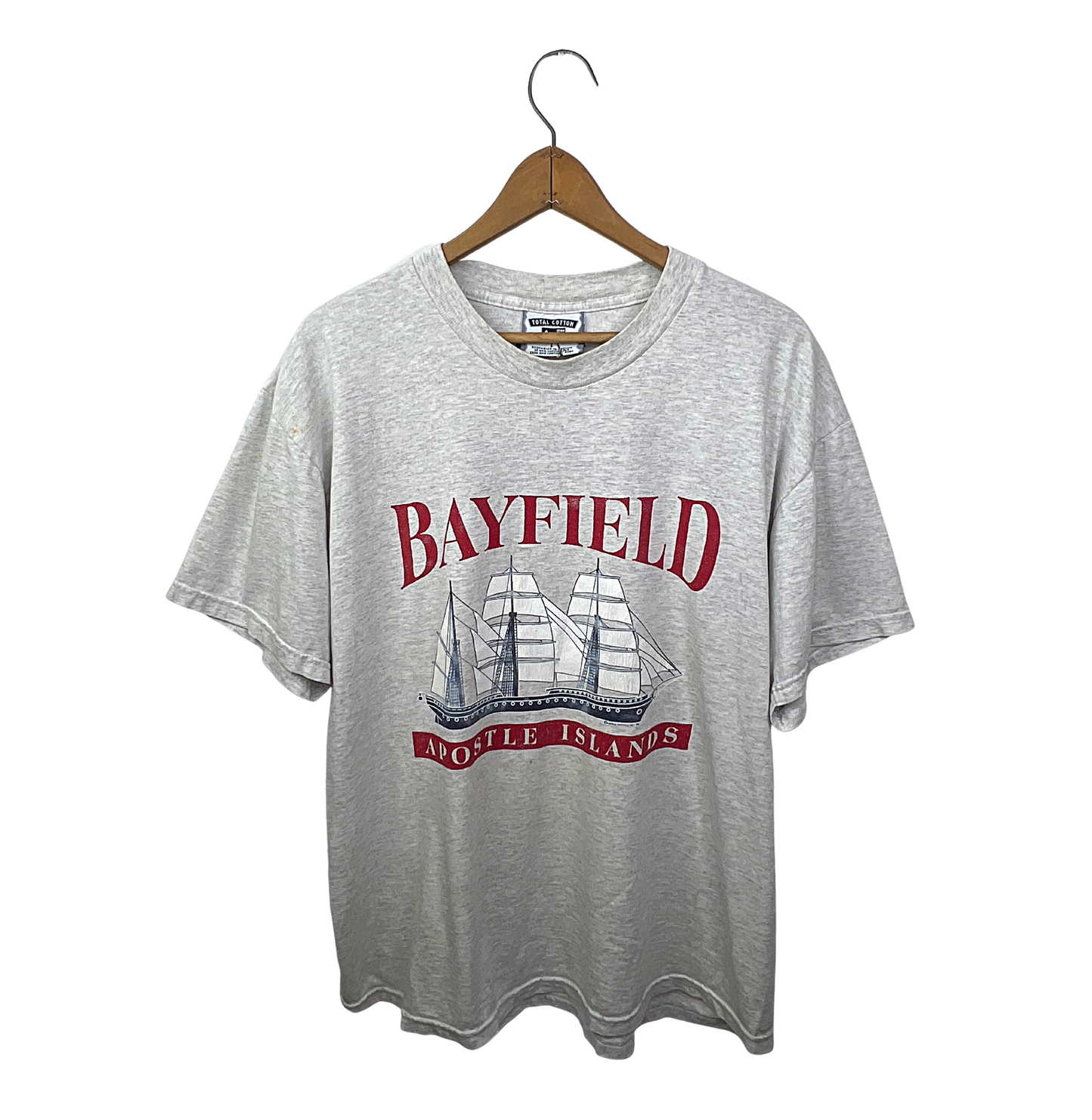 90’s Bayfield Apostle Islands Sailboat T-shirt Size Large