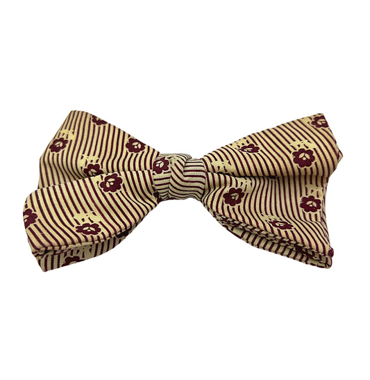 50’s 60’s Retro Royal Rust Resistant Hippie Groom Groomsmen Formal Prom Clip-on Bow Tie