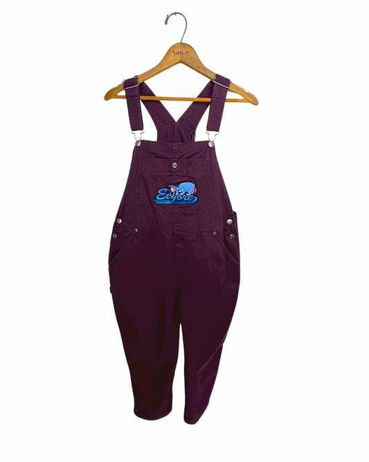 90’s Disney Eeyore Winnie the Pooh Overalls Size Large