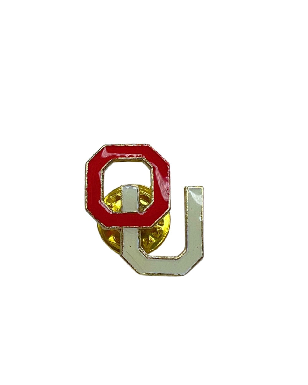 Vintage OU Oklahoma Sooners University College Football Enamel Lapel Pin