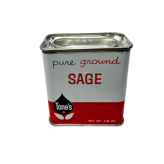 1978 Tone’s Ground Sage Vintage Spice Tin