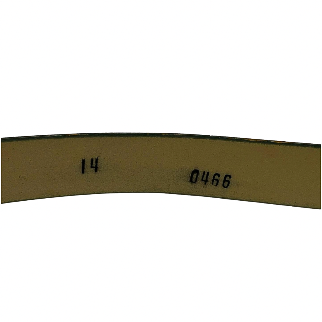 80’s Lion Head Faux Vegan Leather Chain Belt