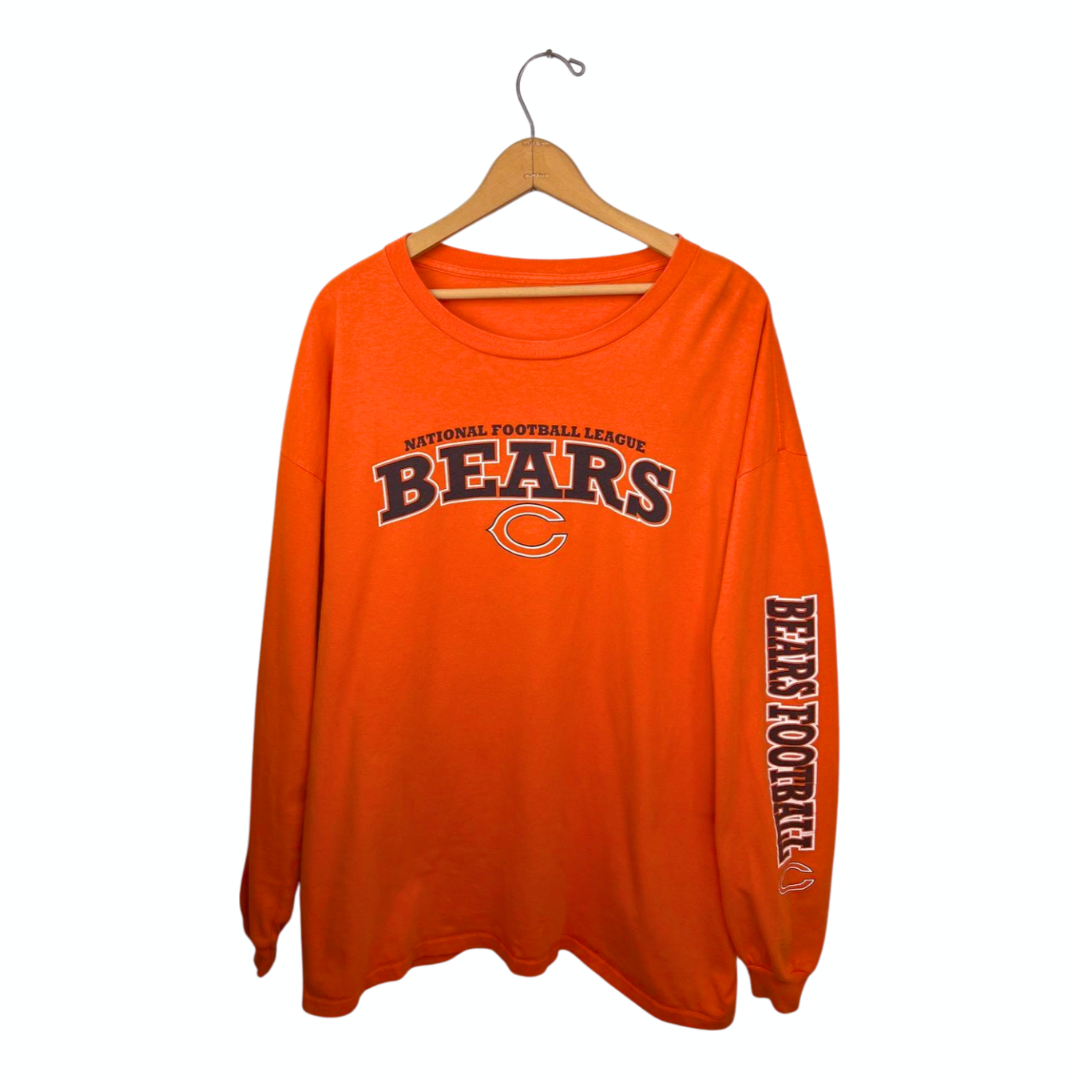 00’s Chicago Bears Football  Spell Out Long Sleeve Sz 2X